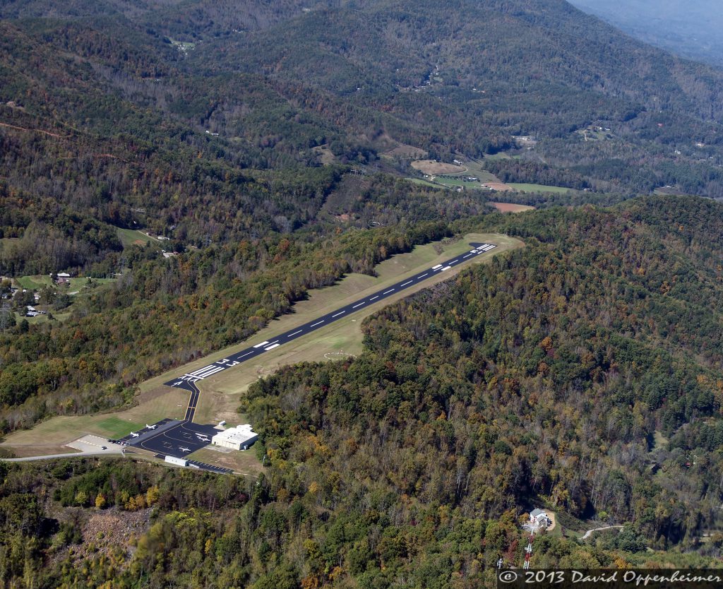 Jackson County Airport 24A in Cullowhee, NC