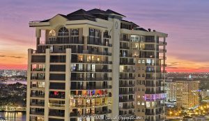 Jackson Tower East luxury condo tower at 100 S Birch Rd in Fort Lauderdale, Florida - © 2024 David Oppenheimer - Performance Impressions photography archives - https://performanceimpressions.com Jackson Tower East, Jackson Tower, 100 S Birch Rd, 33316, East Fort Lauderdale, Fort Lauderdale, nightscape, cityscape, skyline, night, lights, city lights, building, tower, skyscraper, Colee Hammock, rental, luxury rental, condos, Las Olas, Las Olas real estate, tower, skyscraper, residences, New River, architecture, real estate, Fort Lauderdale real estate, luxury apartments, Florida, facade, waterfront, luxury real estate, dock, dockage, Intracoastal, Intracoastal Waterway, Las Olas Beach, South Florida, Sebastian Street Beach, Broward County, contemporary, modern, exclusive, resort-style, luxury high-rise, night, lights, colorful, sunset, palm trees, tropical, ocean, Atlantic Ocean, David Oppenheimer, color, vertical, United States, VAu 1-530-124, 1-13553735171,