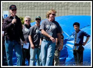 Jeff Habberstad, Aaron Norris & Hoang Nghi - Stunt Show at Actionfest Film Festival