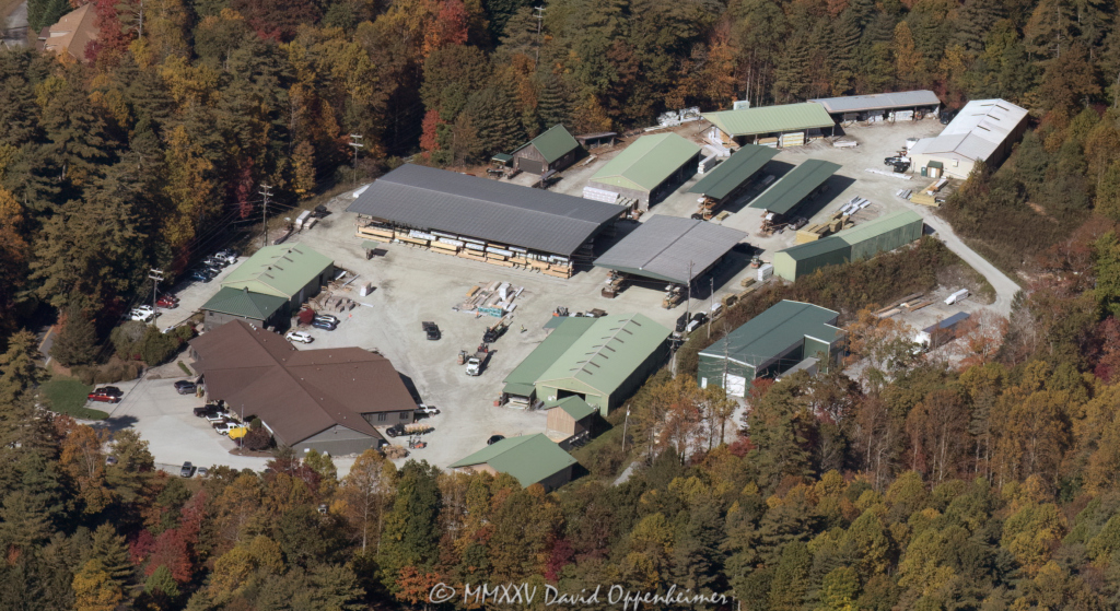Jennings Builders Supply in Sapphire, North Carolina Aerial View