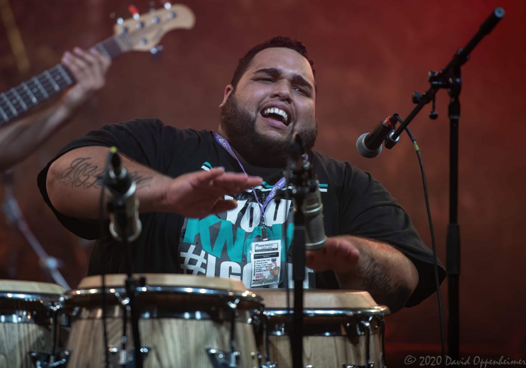 Jhair Sala on Percussion with The Lao Tizer Quartet
