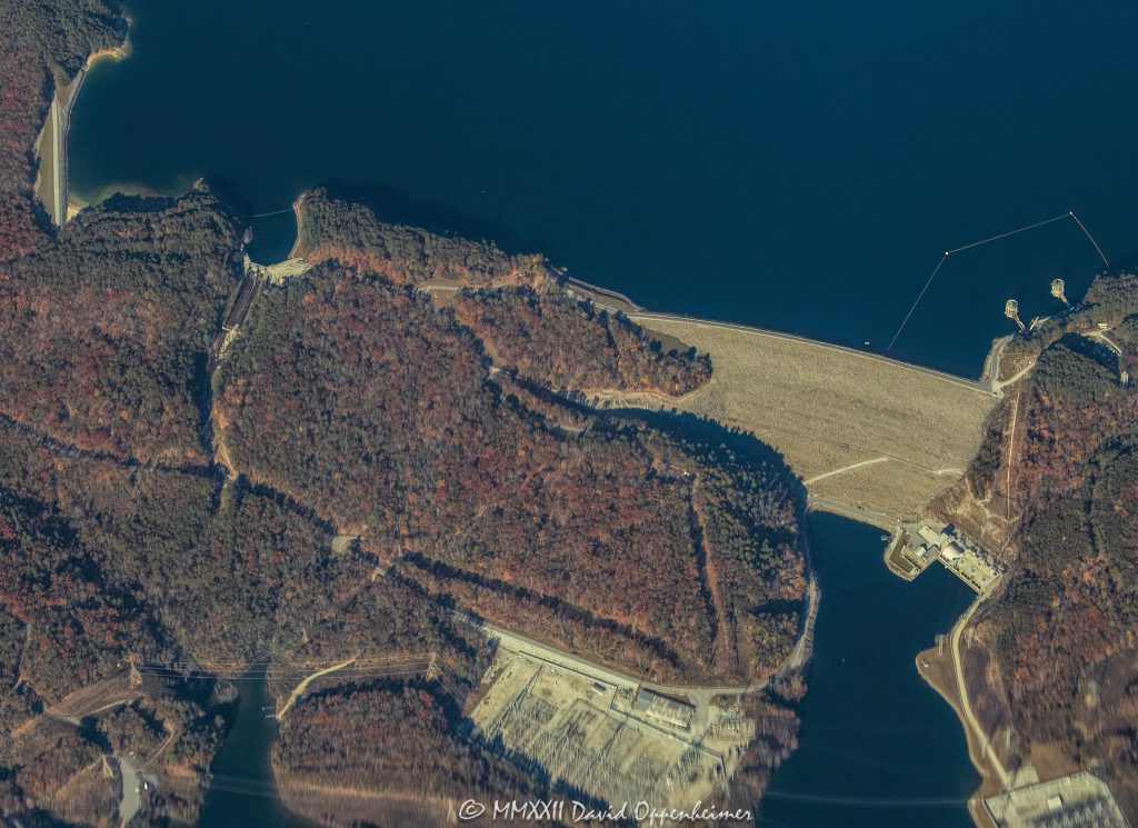 Jocassee Dam – Jocassee Pumped Storage Hydro Station Aerial View