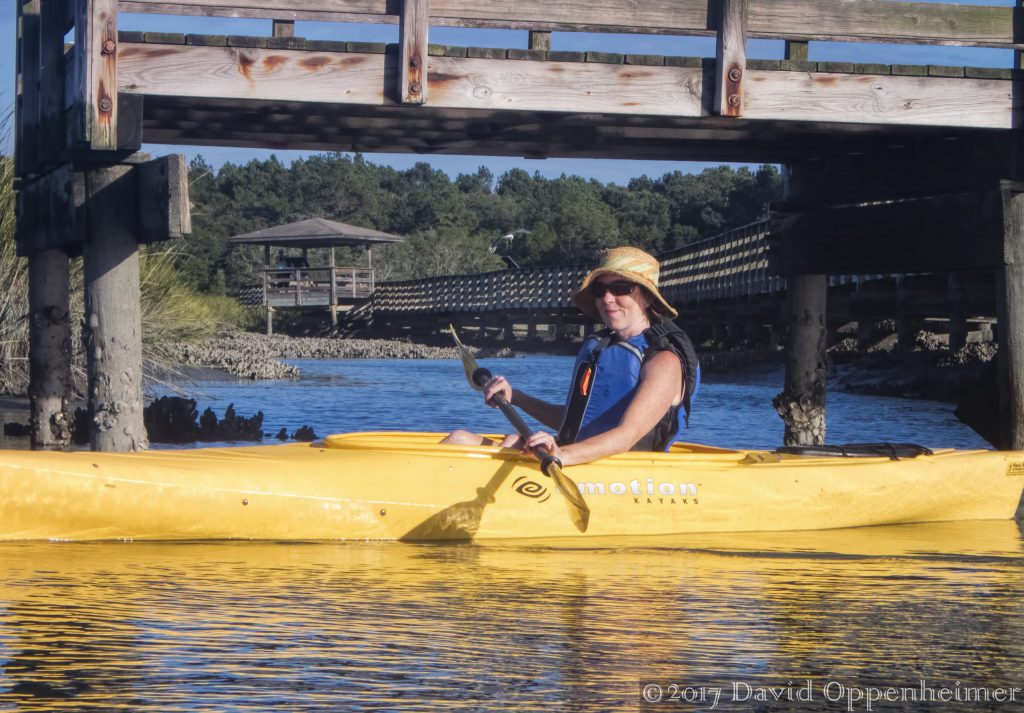 Kayaking at Huntington Beach State Park