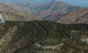 Kuwohi Clingmans Dome Great Smoky Mountains National Park aerial view 7873 1