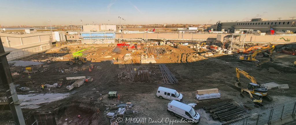 Construction at LaGuardia Airport in New York City