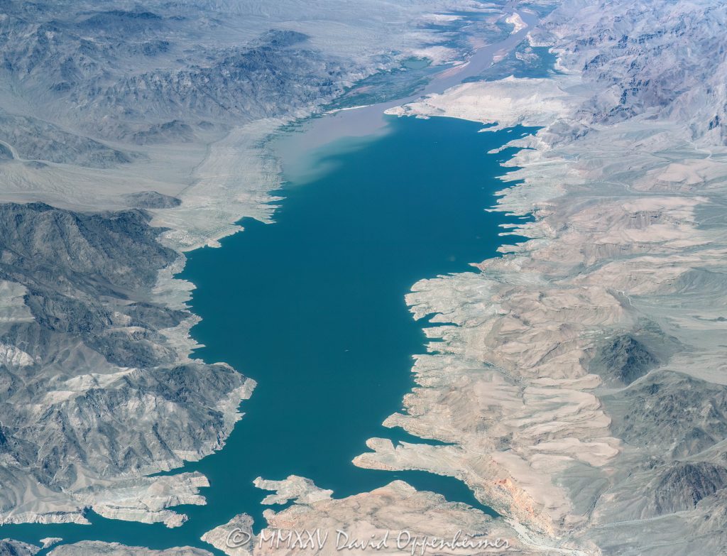 Lake Mead Colorado River Delta at Gregg Basin Aerial View