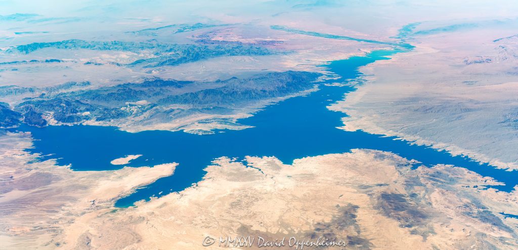 Lake Mead National Recreation Area Wide Angle Aerial View
