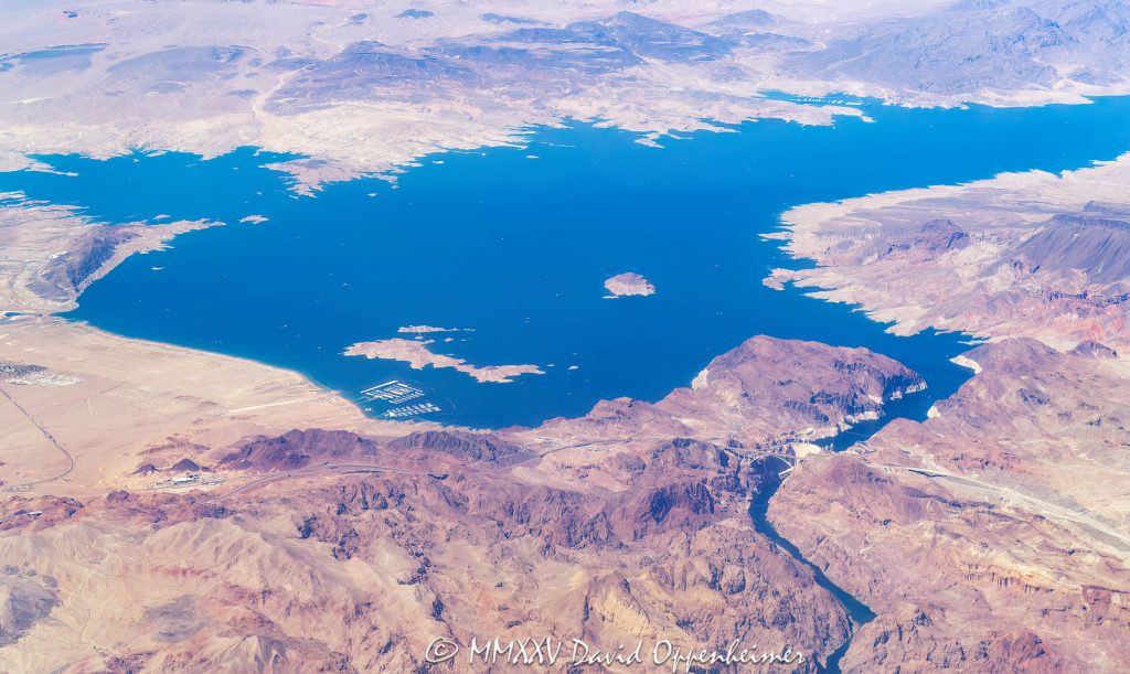 Lake Mead and Hoover Dam Aerial View