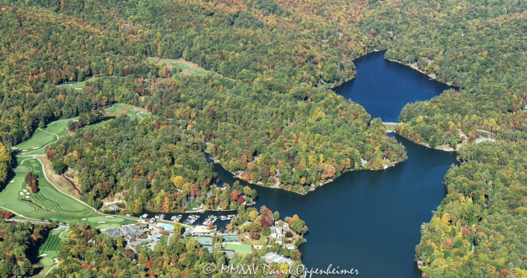 Lake Toxaway Country Club and Golf Course Aerial View