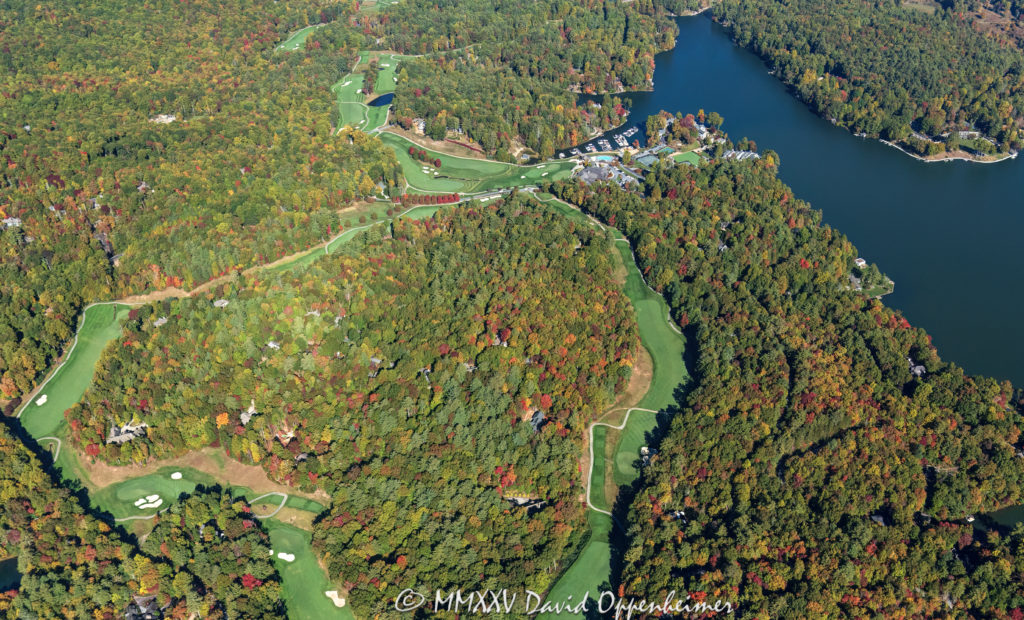 Lake Toxaway Country Club and Golf Course Aerial View