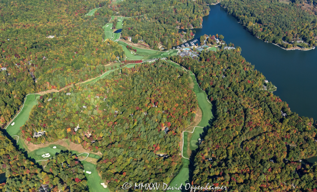 Lake Toxaway Country Club and Golf Course Aerial View