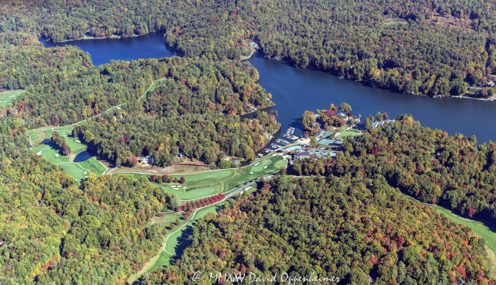 Lake Toxaway Country Club and Golf Course Aerial View