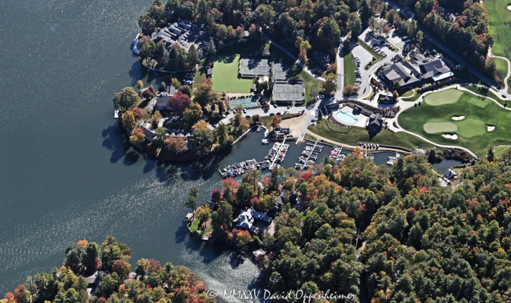 Lake Toxaway Country Club and Golf Course Aerial View