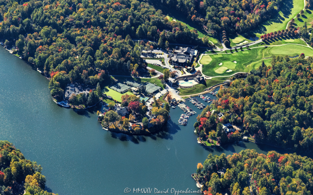 Lake Toxaway Country Club and Golf Course Aerial View