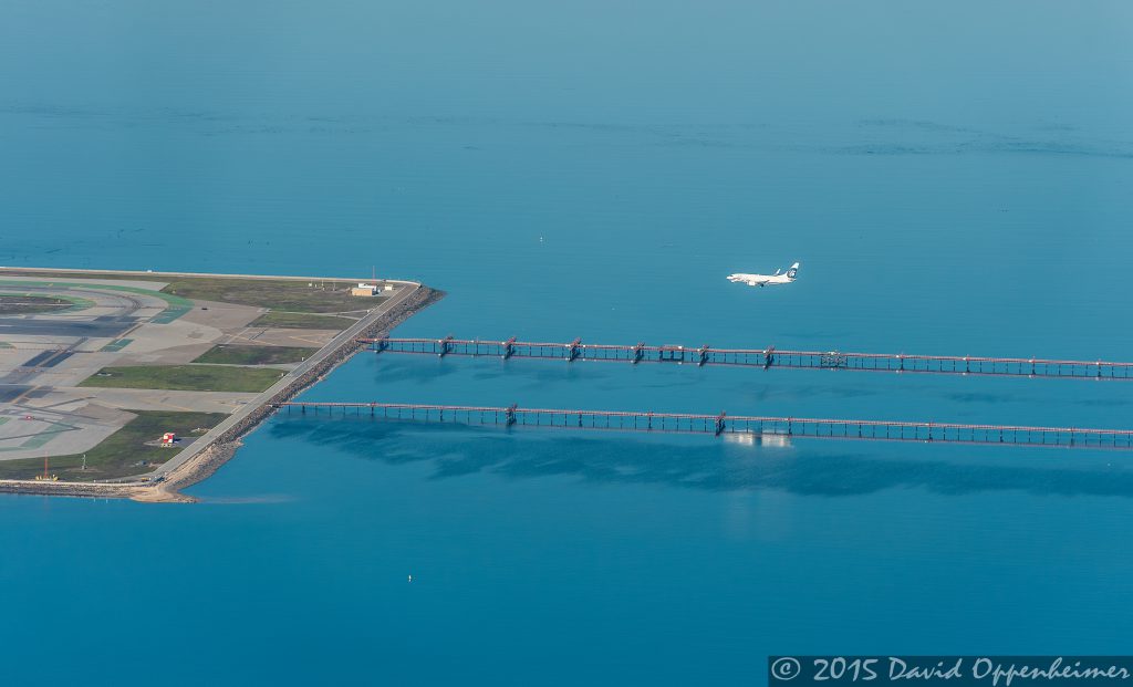Jet Landing at San Francisco International Airport