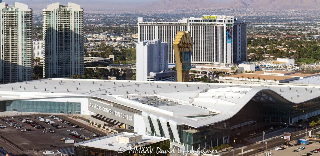 Las Vegas Convention Center Aerial View