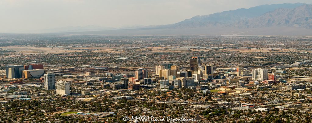 Las Vegas Nevada The Strip Skyline Aerial View