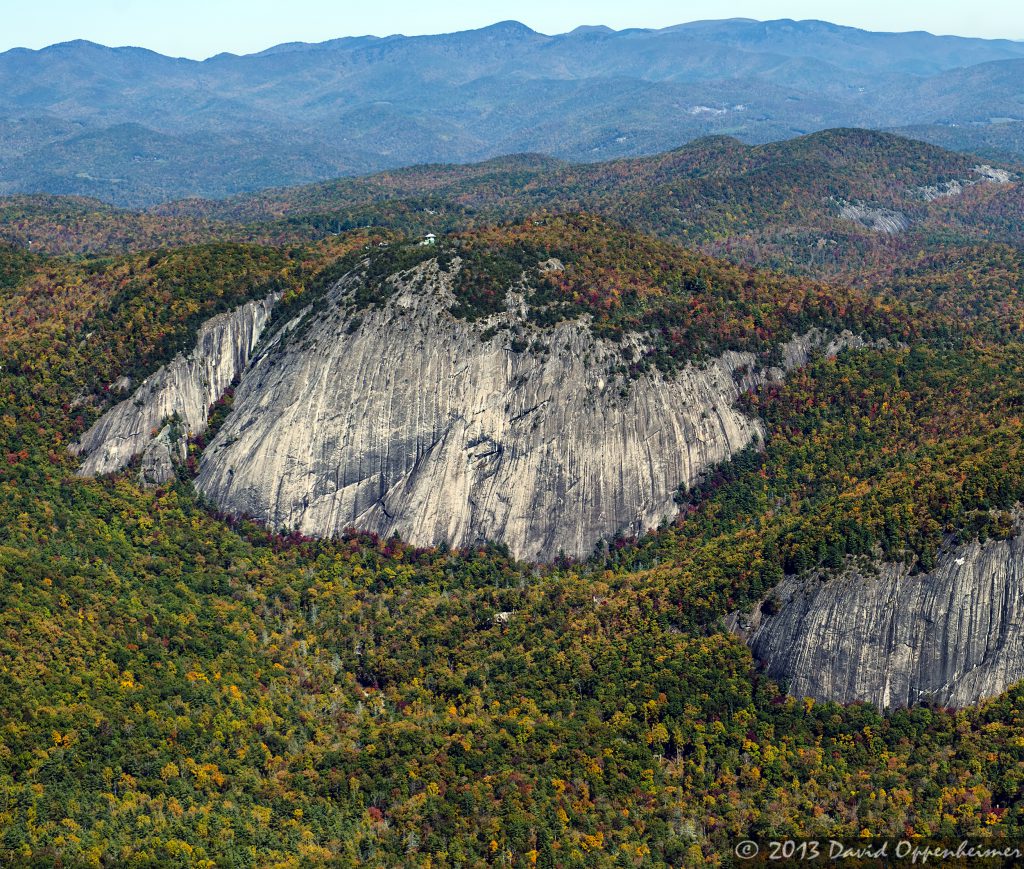Laurel Knob Granite Cliff in Panthertown Valley