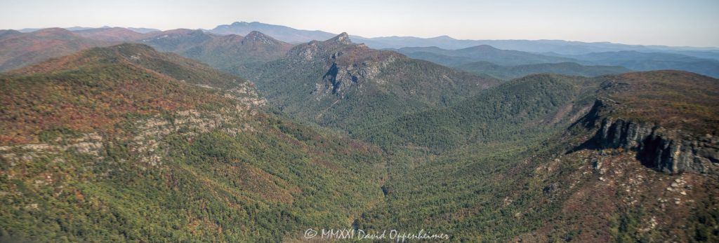 Linville Gorge Wilderness Aerial View