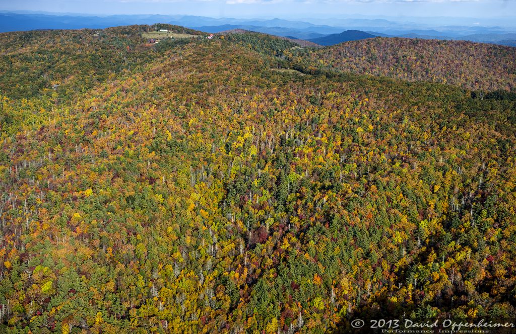 Linville Valley with Autumn Colors