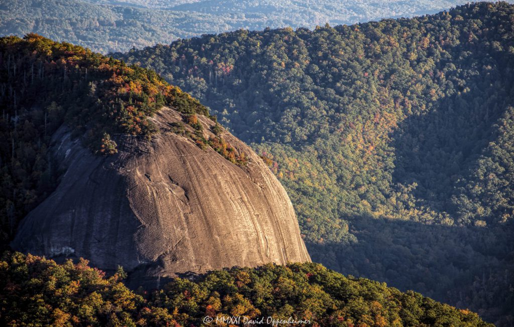 Looking Glass Rock along the Blue Ridge Parkway