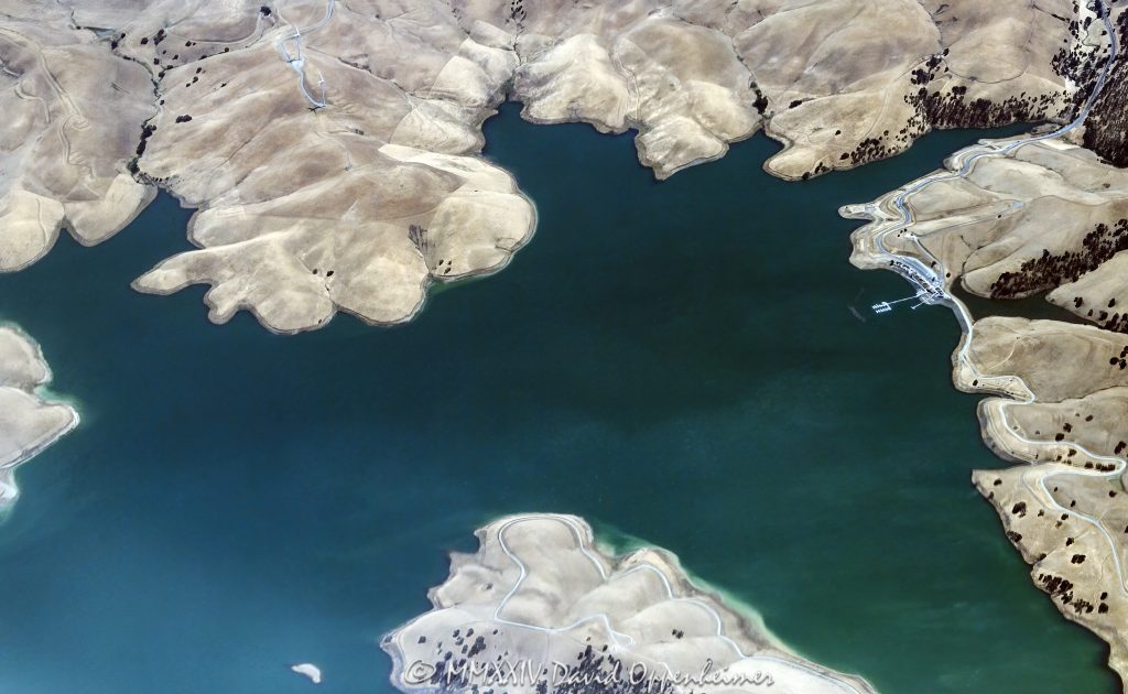 Los Vaqueros Reservoir and Los Vaqueros Watershed & Marina in Livermore, California aerial view - © 2024 David Oppenheimer - Performance Impressions photography archives - https://performanceimpressions.com Los Vaqueros Reservoir, Los Vaqueros Watershed & Marina, Los Vaqueros, reservoir, lake, marina, boating, dry, water, arid, hills, watershed, water supply, drinking water, fresh water, California, Livermore, Brentwood, fishing, Los Vaqueros Watershed, Contra Costa Water District, Los Vaqueros Dam, vacation, Alameda County, aerial, aerial view, aerial photographer, aerial photography, David Oppenheimer, horizontal, color, United States, 1-13985601741,