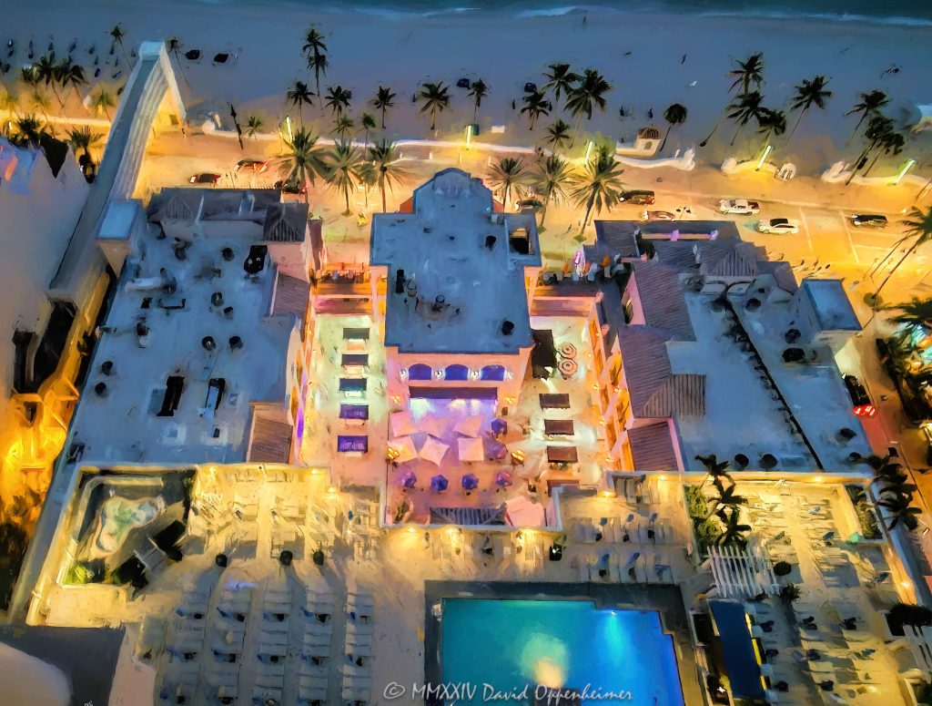 Marriott’s BeachPlace Towers and The Gallery at Beach Place at Fort Lauderdale Beach in Florida