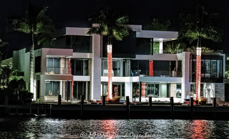 Matthew L. Roos and Lorena R. Roos’ luxury waterfront estate at 2406 Laguna Dr in the Laguna Isles neighborhood in Fort Lauderdale, Florida - © 2024 David Oppenheimer - Performance Impressions photography archives - https://performanceimpressions.com 2406 Laguna Dr, 2406 Laguna Drive, Matthew Roos, Matthew L. Roos, Lorena Roos, Lorena R. Roos, Matthew Roos’ house, M & L Investment Management, M & L Investments, M&L Investments, M & L, Lorena Rojas, Dreamcatcher Ranch, Laguna Isles, Fort Lauderdale, Laguna Isles, New River, architecture, real estate, Fort Lauderdale real estate, mansion, sprawling, estate, grounds, property, Florida, 33316, facade, waterfront, luxury real estate, M & L Expeditions, Harbor Beach, Stranahan River, dock, dockage, Davenport Investments III, Intracoastal, Intracoastal Waterway, gated, neighborhood, gated community, house, residence, prestigious, trophy property, South Florida, Broward County, courtyard, modern, contemporary, exclusive, resort-style, sunset, yard, grounds, palm trees, tropical, seawall, David Oppenheimer, color, horizontal, United States, VAu 1-530-124, 1-13553735171,