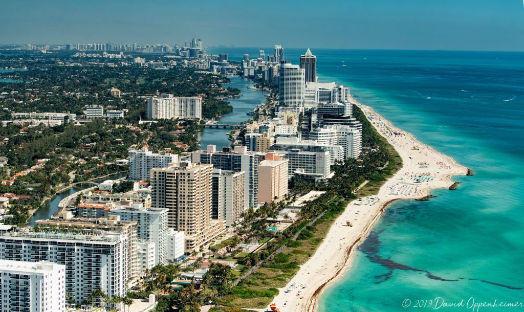 Miami Beach Skyline Aerial