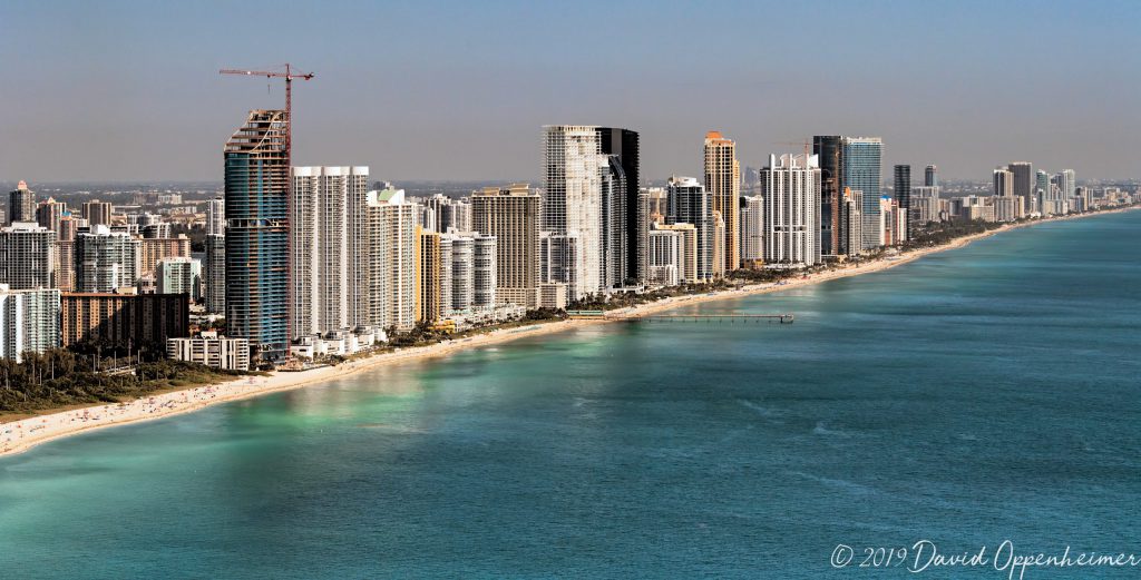 Miami Beach Skyline Aerial