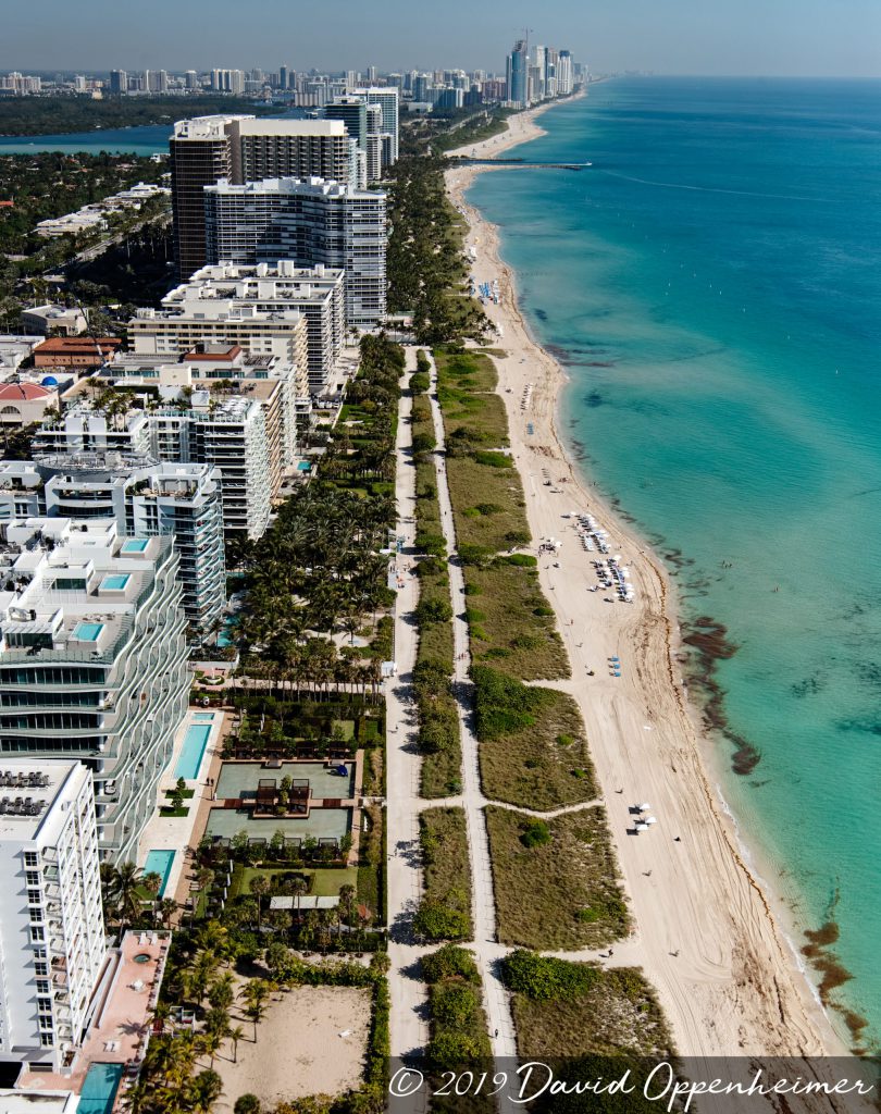 Miami Beach Skyline Aerial