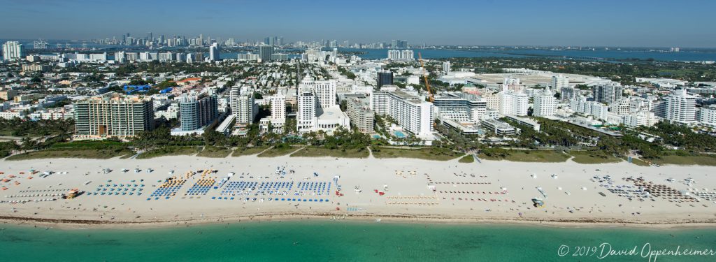 Miami Beach Skyline Aerial