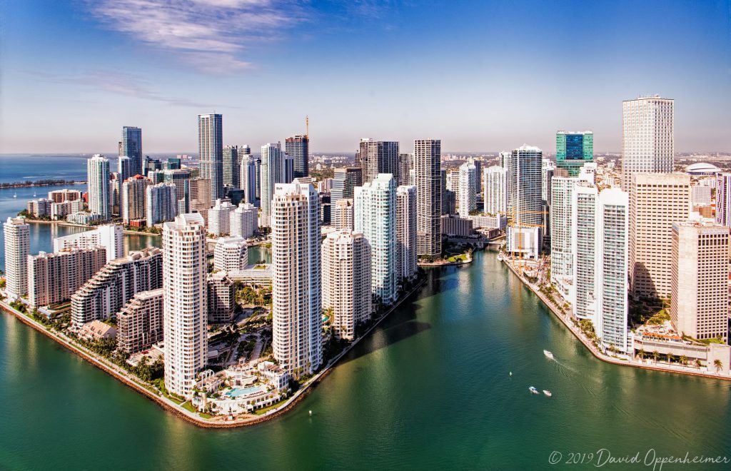 Miami Florida Cityscape Aerial Photo