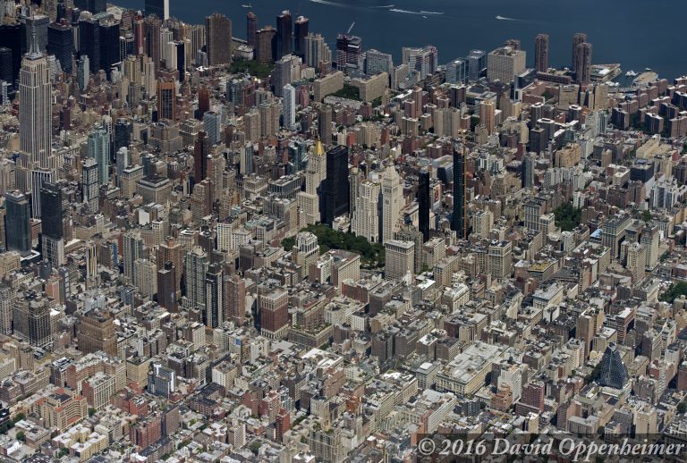 Midtown East Manhattan Skyline Aerial