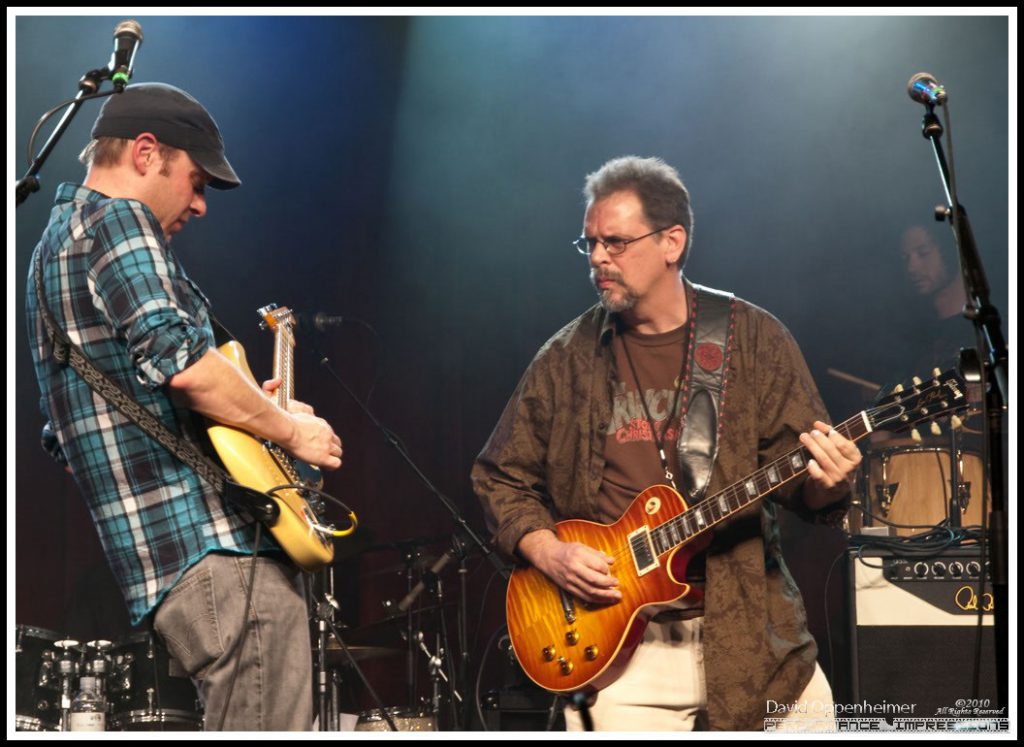 Jake Cinninger and Mike Barnes with Umphrey’s McGee at the Warren Haynes Christmas Jam Pre-Jam – Xmas Jam 2010