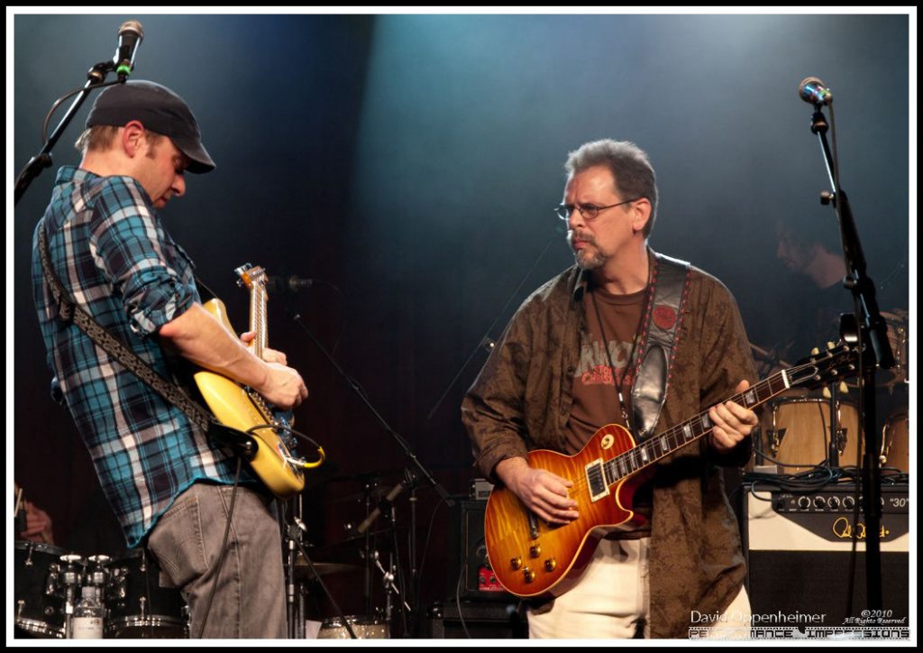 Jake Cinninger and Mike Barnes with Umphrey’s McGee at the Warren Haynes Christmas Jam Pre-Jam – Xmas Jam 2010