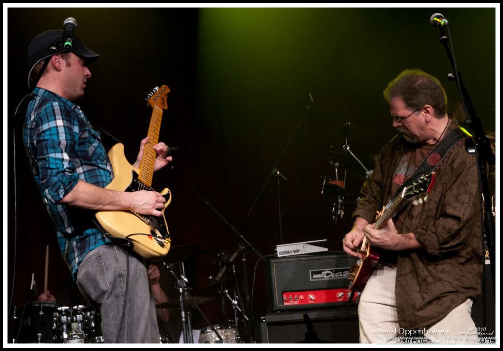 Jake Cinninger and Mike Barnes with Umphrey’s McGee at the Warren Haynes Christmas Jam Pre-Jam – Xmas Jam 2010