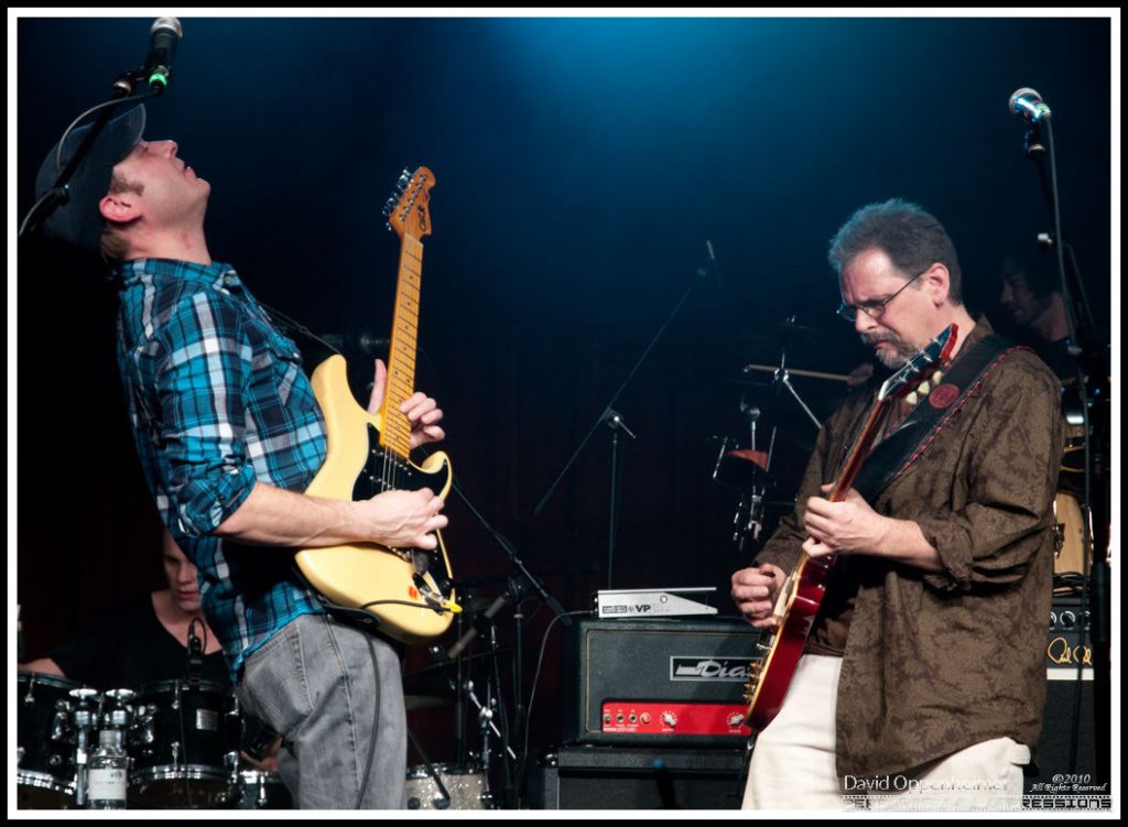 Jake Cinninger and Mike Barnes at the Warren Haynes Christmas Jam Pre-Jam – Xmas Jam 2010