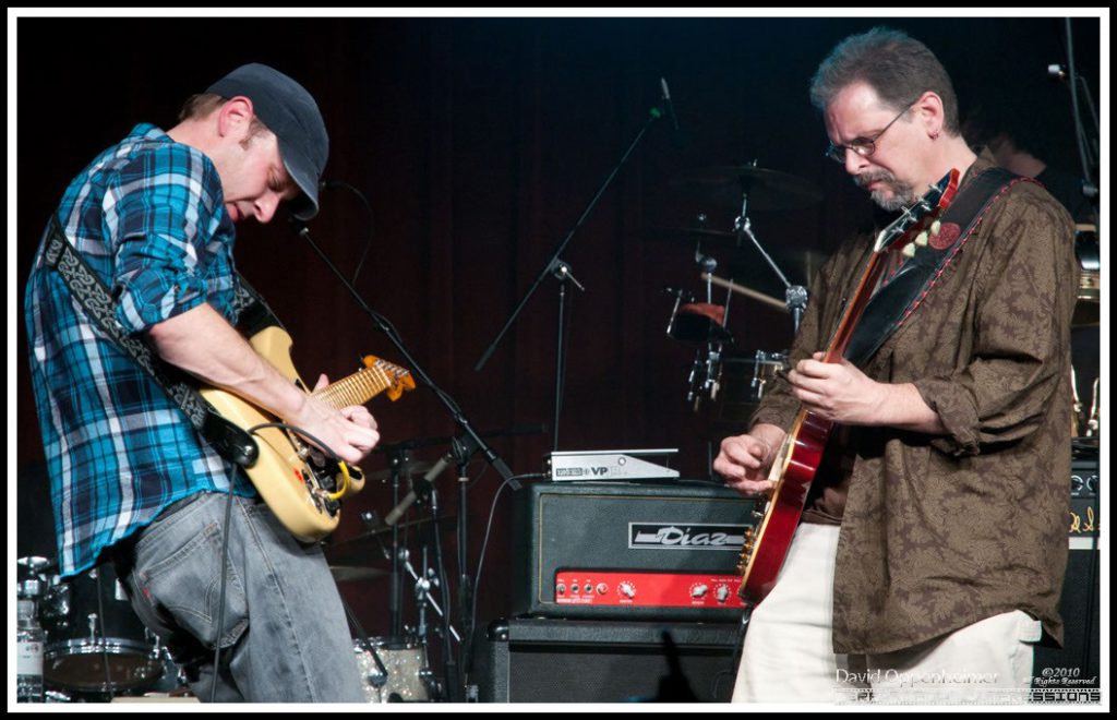Jake Cinninger and Mike Barnes at the Warren Haynes Christmas Jam Pre-Jam – Xmas Jam 2010
