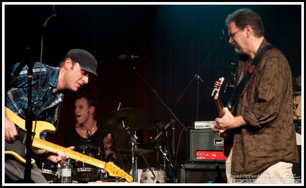 Jake Cinninger, Kris Myers and Mike Barnes at the Warren Haynes Christmas Jam Pre-Jam – Xmas Jam 2010