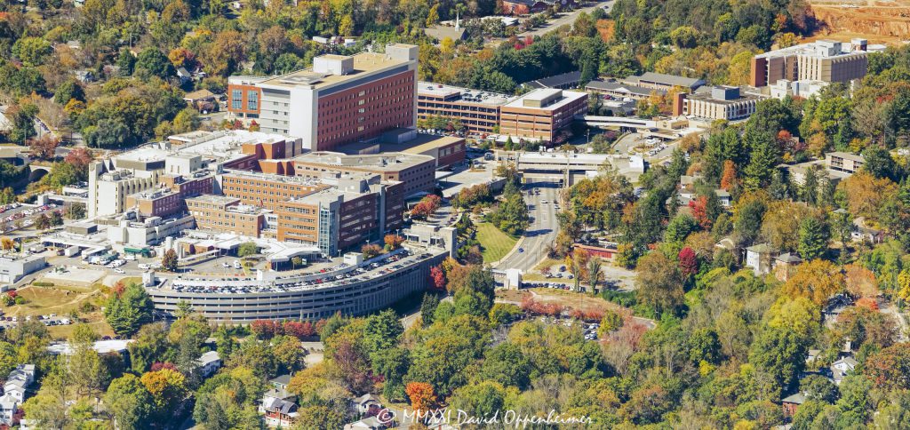 Mission Hospital run by HCA Healthcare Aerial Photo