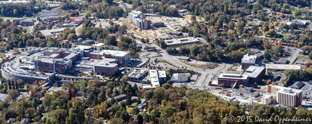 Mission Hospital run by Mission Health Aerial Photo