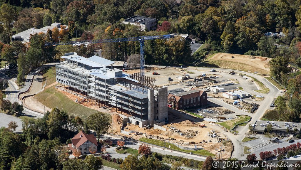 Mission Hospital run by Mission Health Aerial Photo