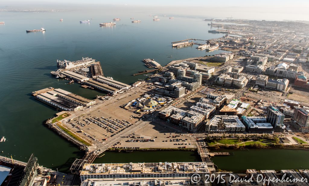 Misson Bay in San Francisco Aerial Photo