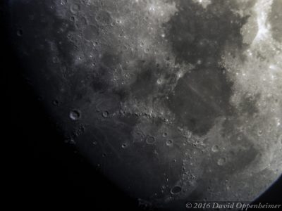 Moon - Close Up of Craters Lunar Surface Moon - Close Up of Craters Lunar Surface