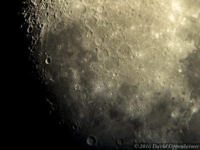 Moon - Close Up of Craters Lunar Surface Moon - Close Up of Craters Lunar Surface
