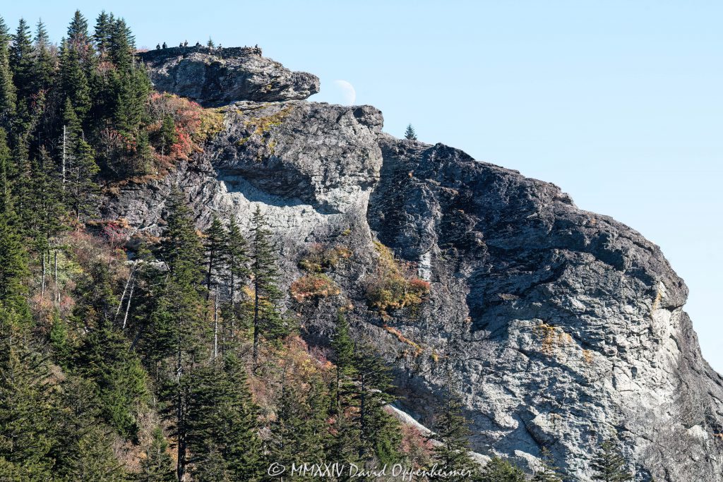 Moonrise at Devil’s Courthouse on the Blue Ridge Parkway
