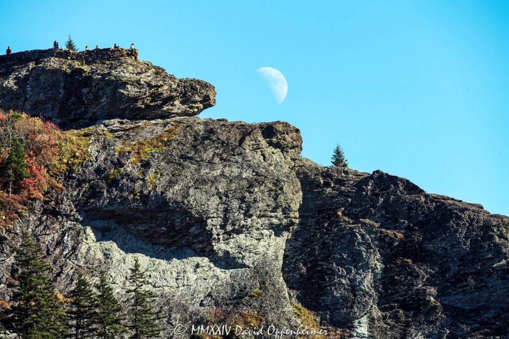 Moonrise at Devil’s Courthouse on the Blue Ridge Parkway