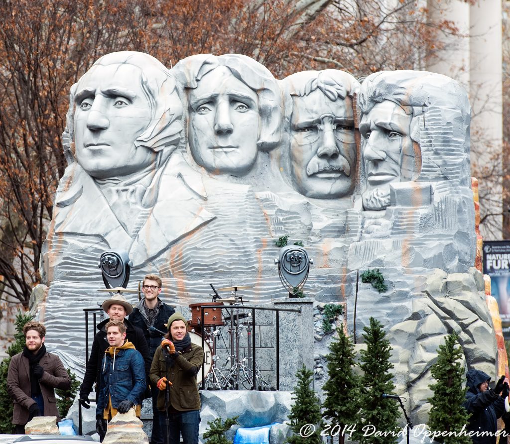 Mount Rushmore Float at Macy’s Thanksgiving Day Parade