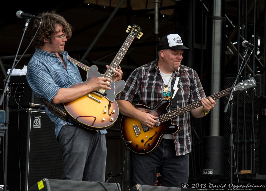 Luther Dickinson and Chris Chew with the North Mississippi Allstars